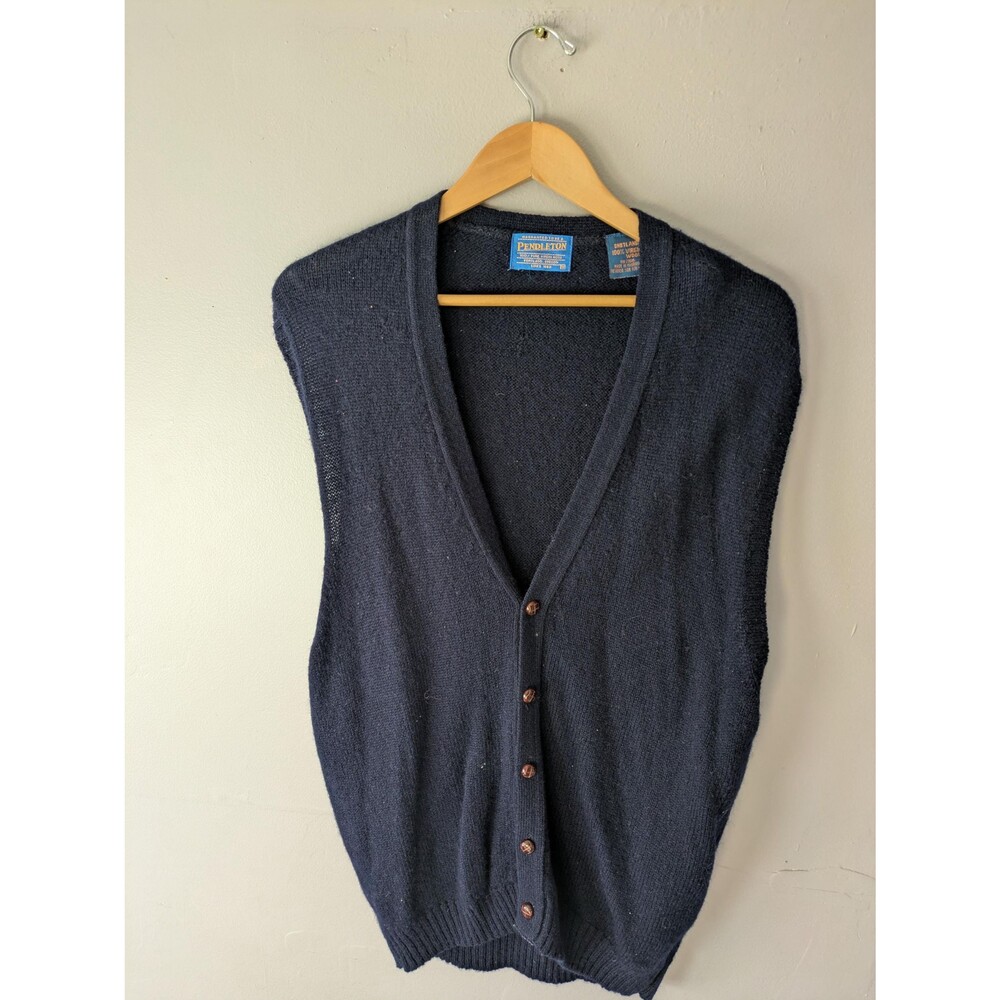 Vintage Pendleton wool sweater vest, mens size M